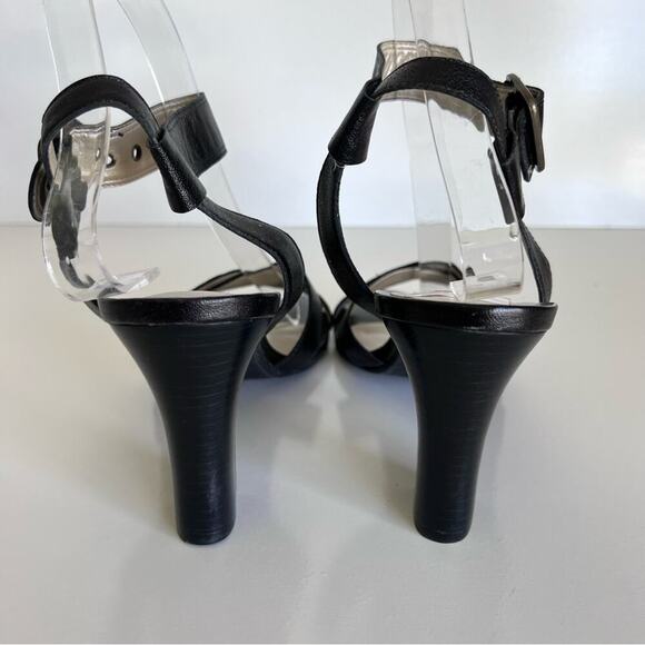 Talbots Black Leather Sandals 8.5 - Picture 14 of 14